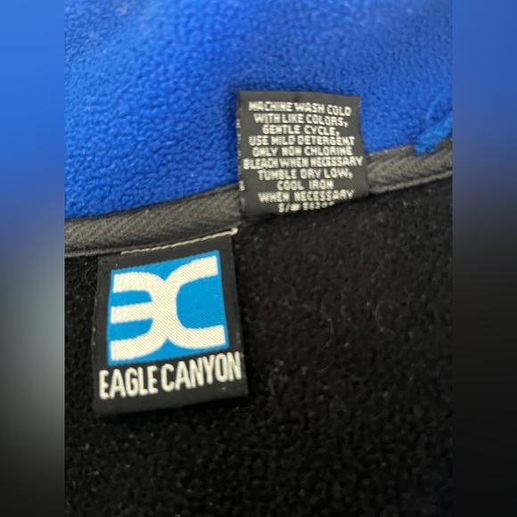 EAGLE CANYON Men’s Full Zipper Fleece Jacket Camping Hiking - Picture 7 of 9